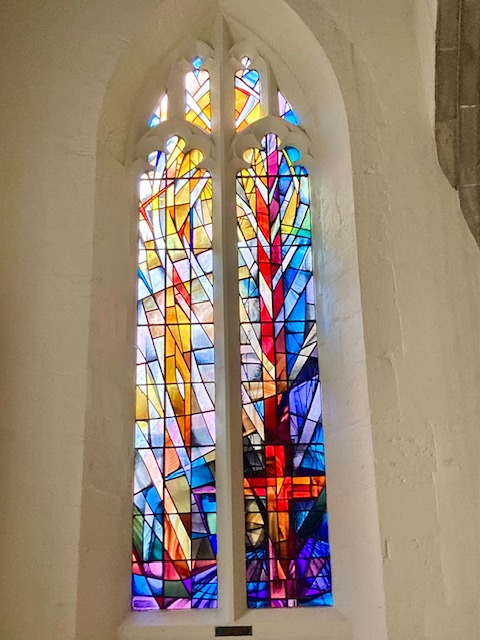 Stained glass window, Newcastle Cathedral